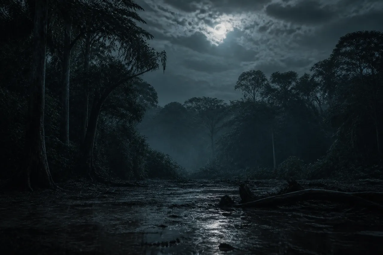 África subsahariana: claros en selva en niebla