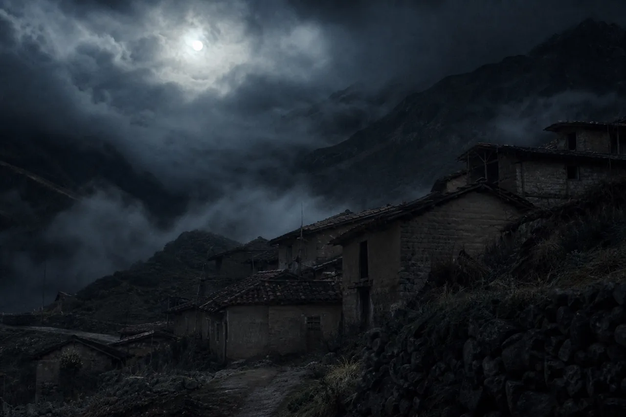 América: paisaje rural continental en bruma