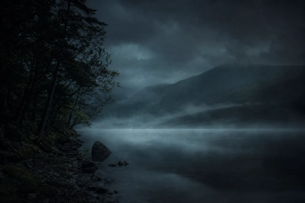 Criptozoología: lago de bosque profundo