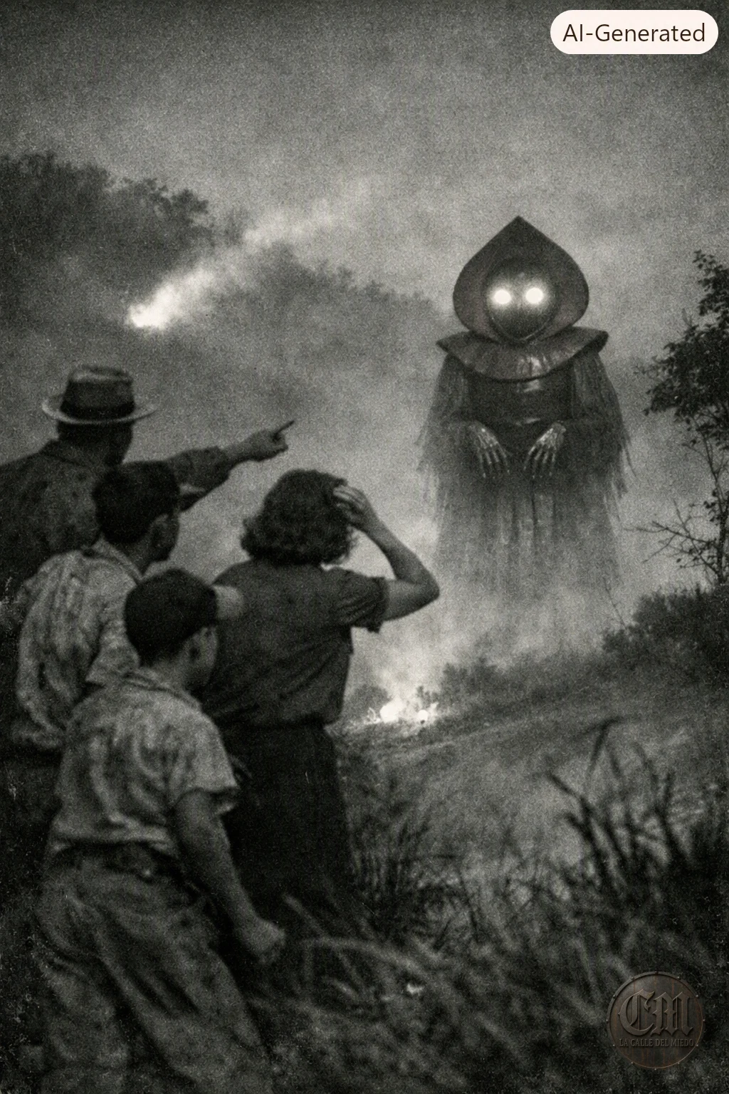 El monstruo de Flatwoods calledelmiedo.com