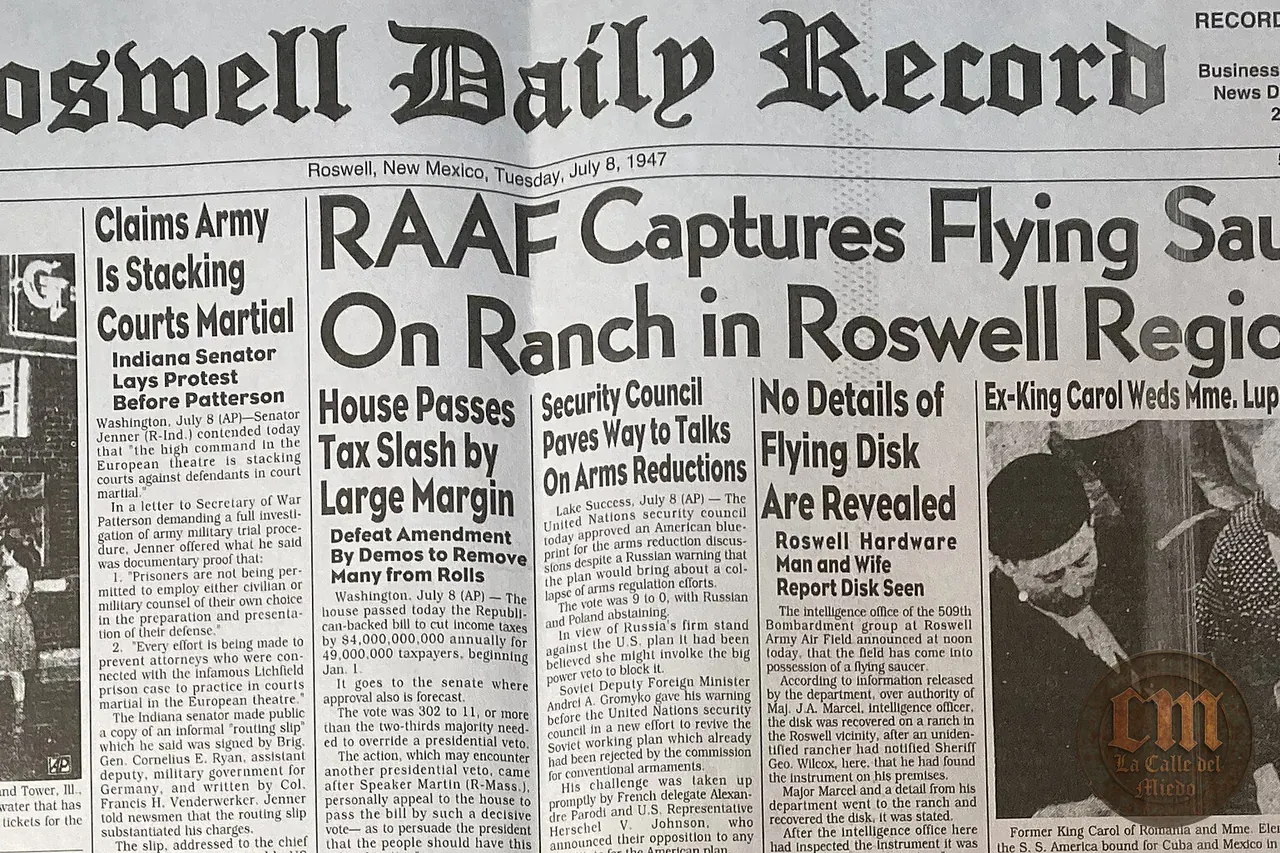 Roswell 1947 — imagen documental 1