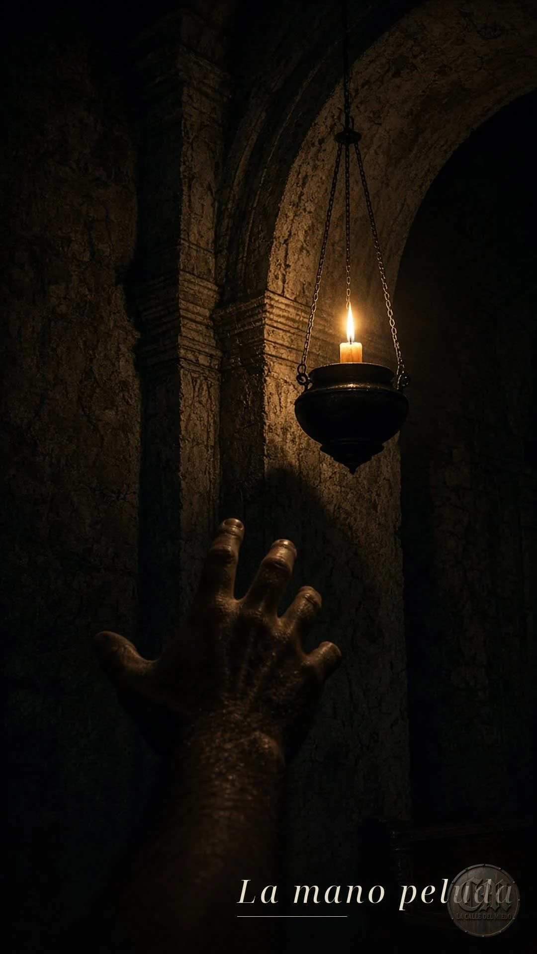 La mano peluda de Rincón de Tamayo, de noche