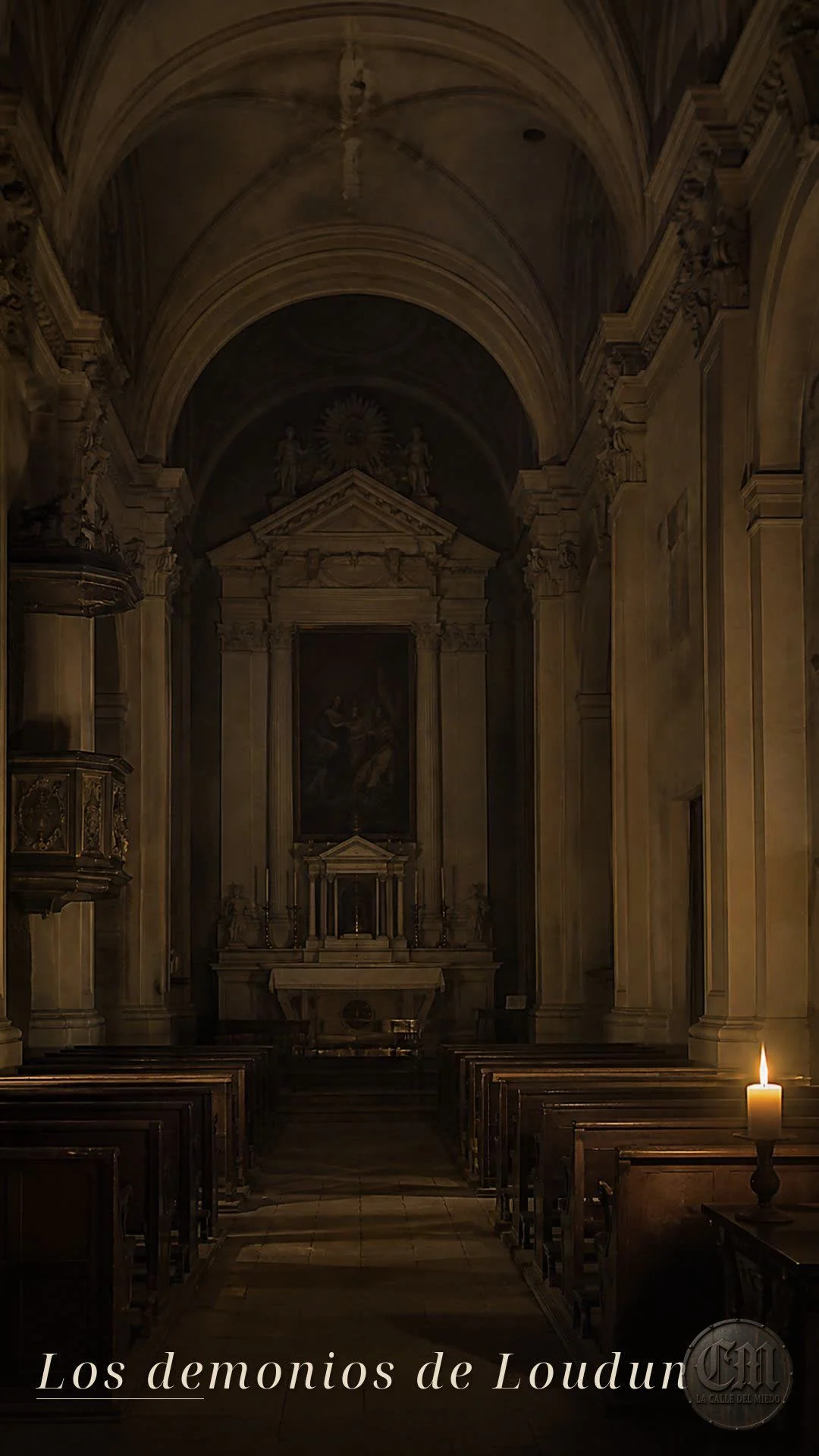 Los demonios de Loudun, de noche