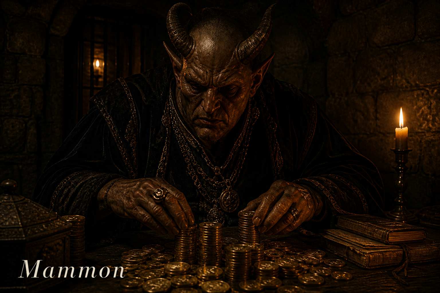 Mammon, personificación de la avaricia.