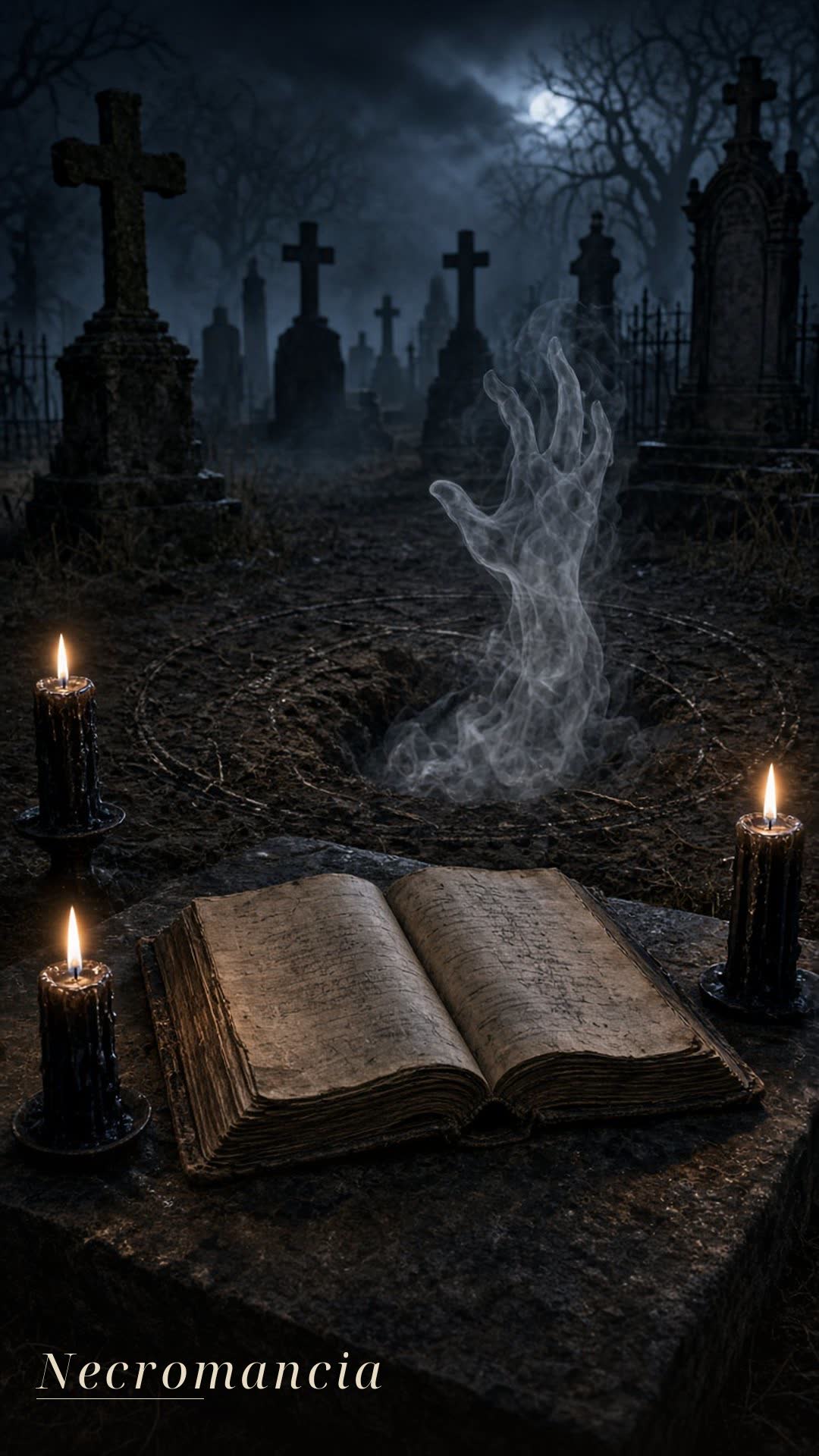 Necromancia, de noche