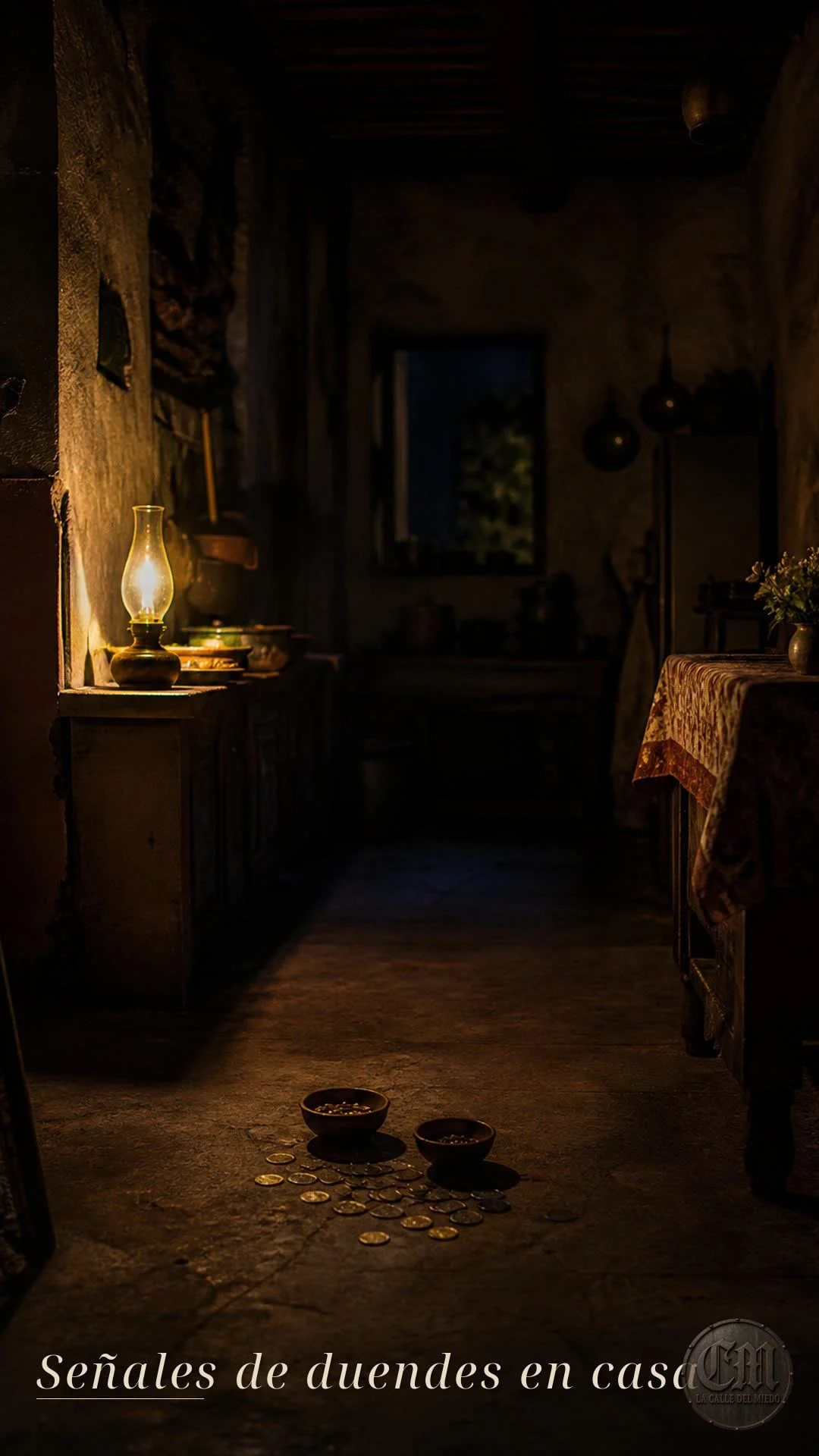 Señales de duendes en casa, de noche