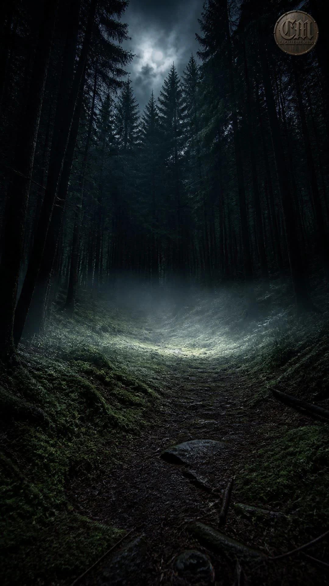 Claro de bosque, recreación de la senda