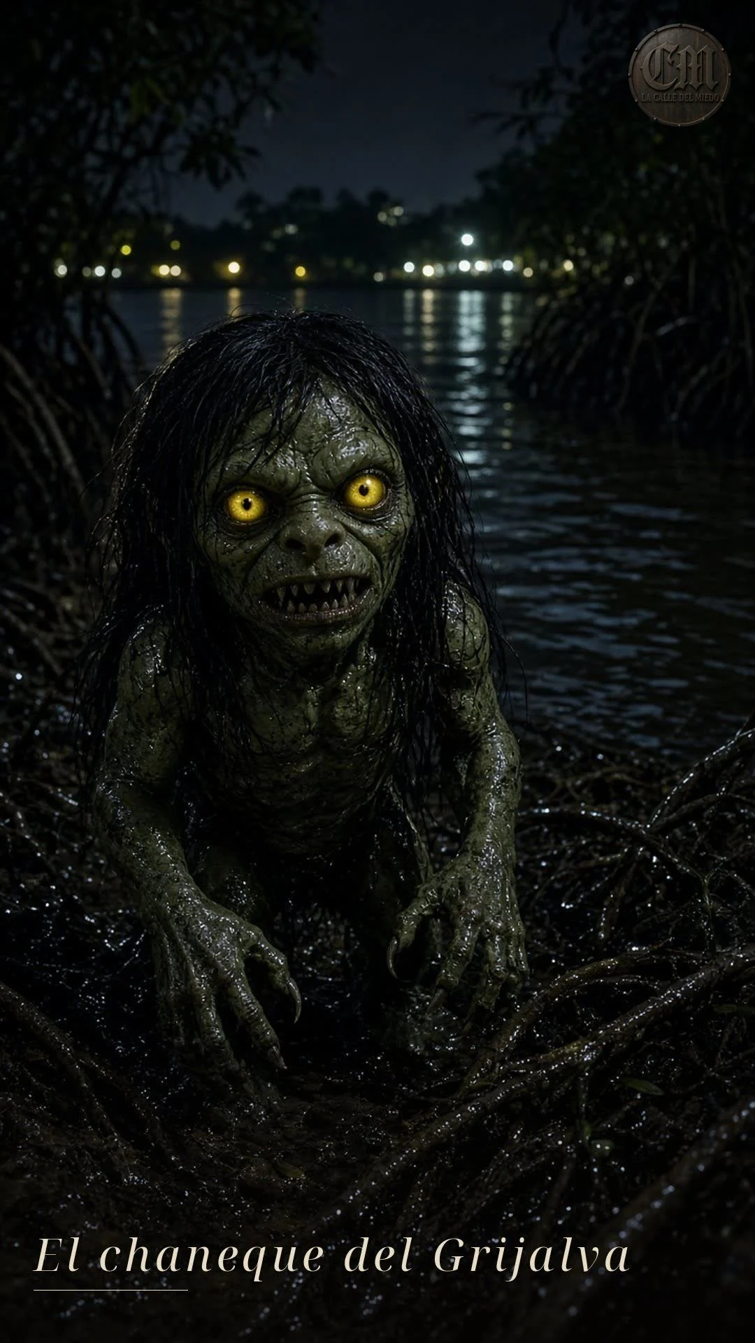 El chaneque del Grijalva, de noche