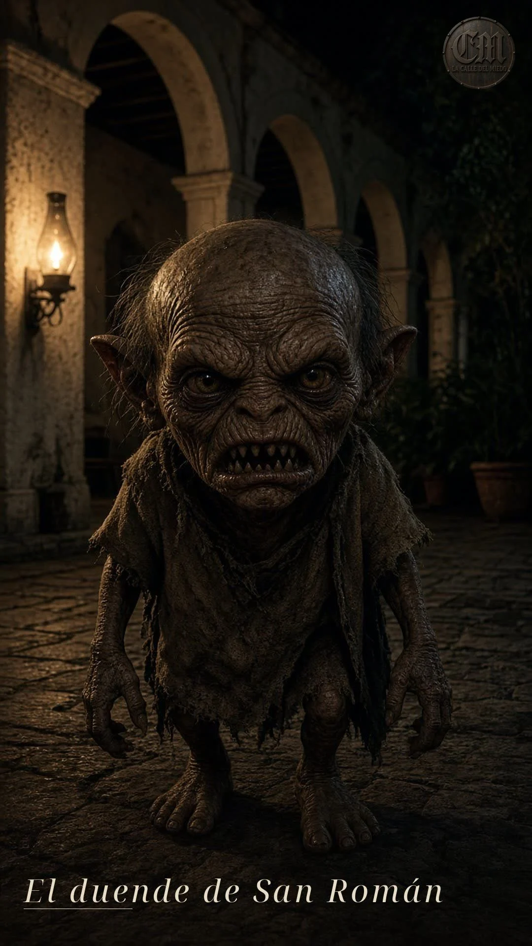 El duende de San Román, de noche