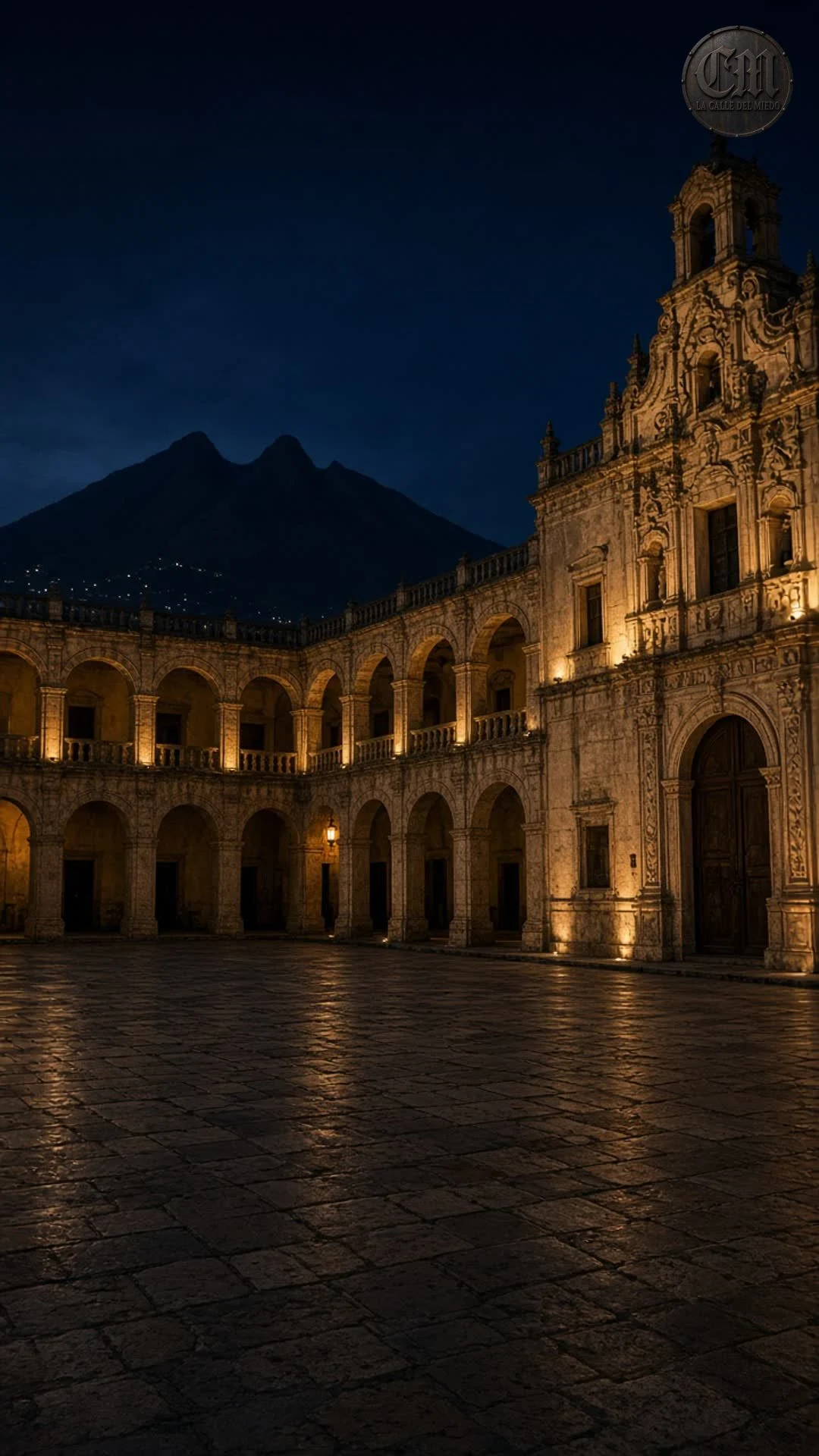 El Obispado de día: palacio de cantera en la Loma de Chepe Vera, con Monterrey abajo a plena luz.