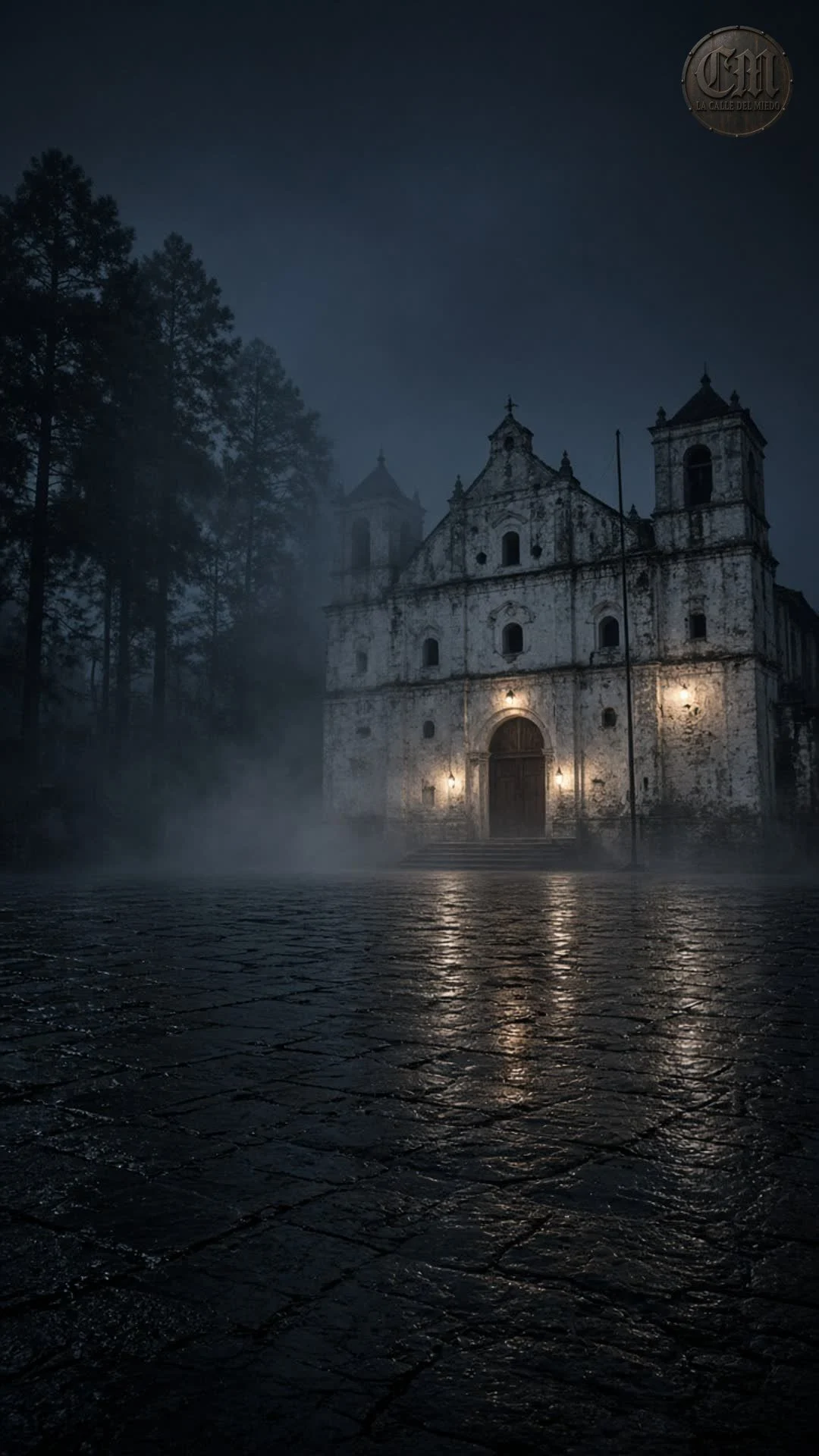 Los Altos de Chiapas de día: milpa, camino de monte entre Chamula y los parajes, y la cabecera con su iglesia a plena luz.