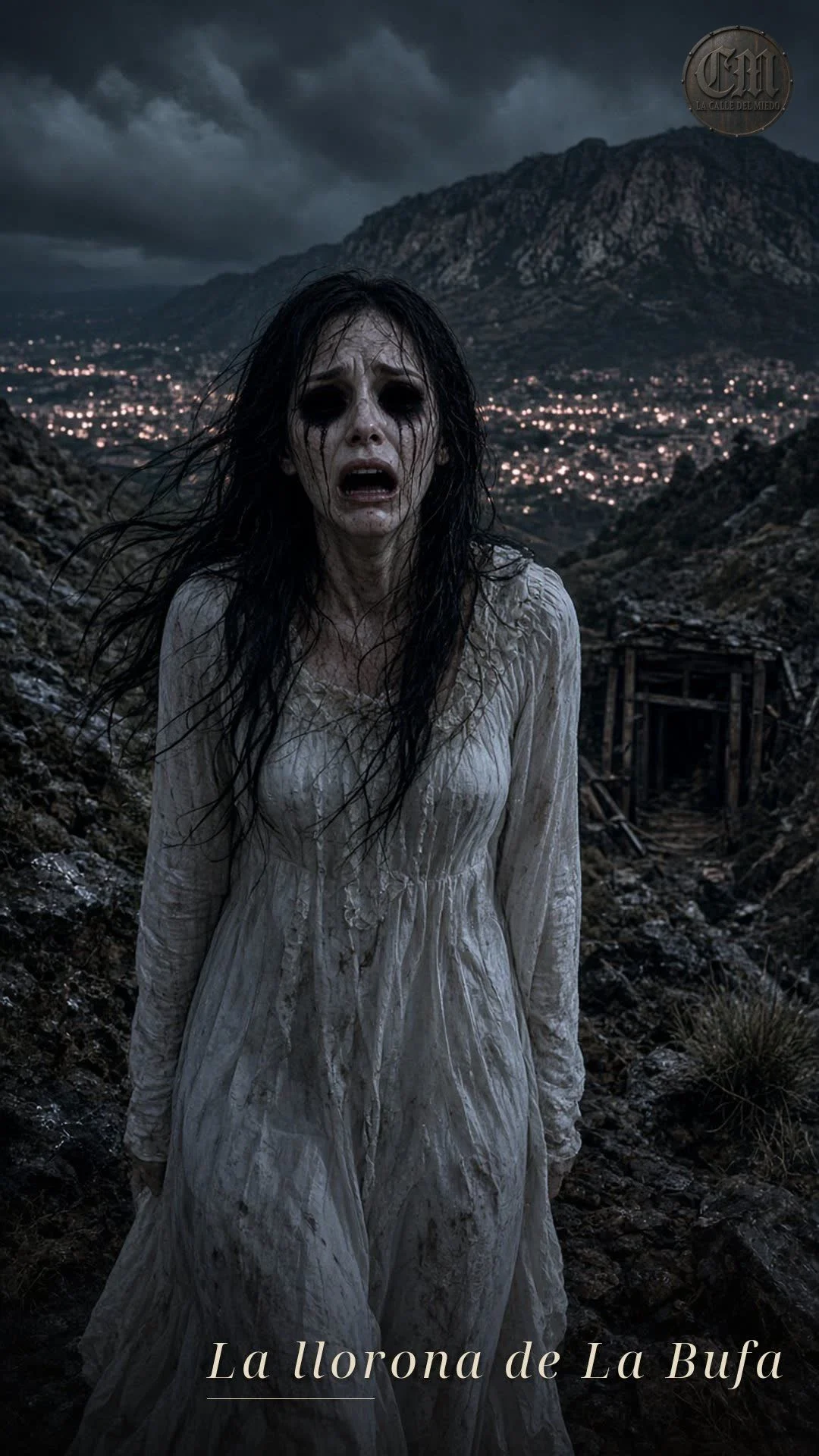 La llorona de La Bufa, de noche