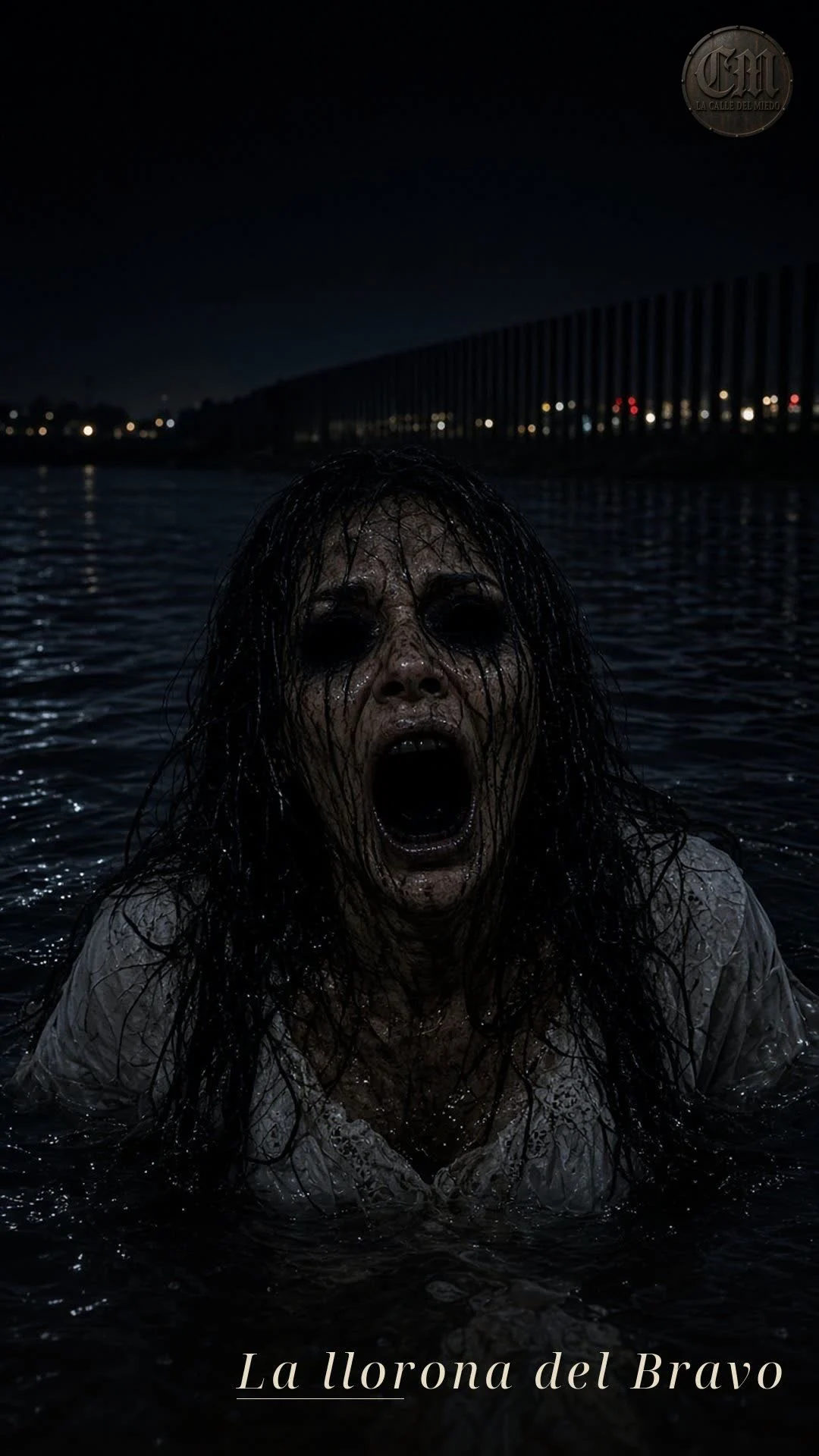 La llorona del Bravo, de noche