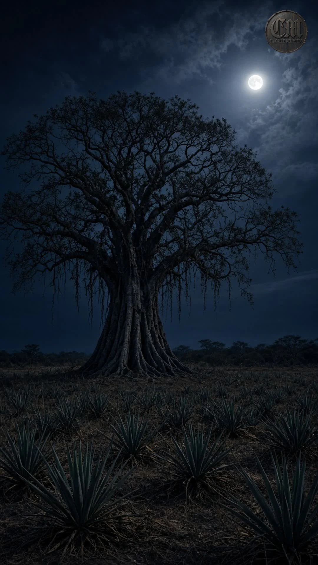 Ceiba a la orilla de un camino de Yucatán